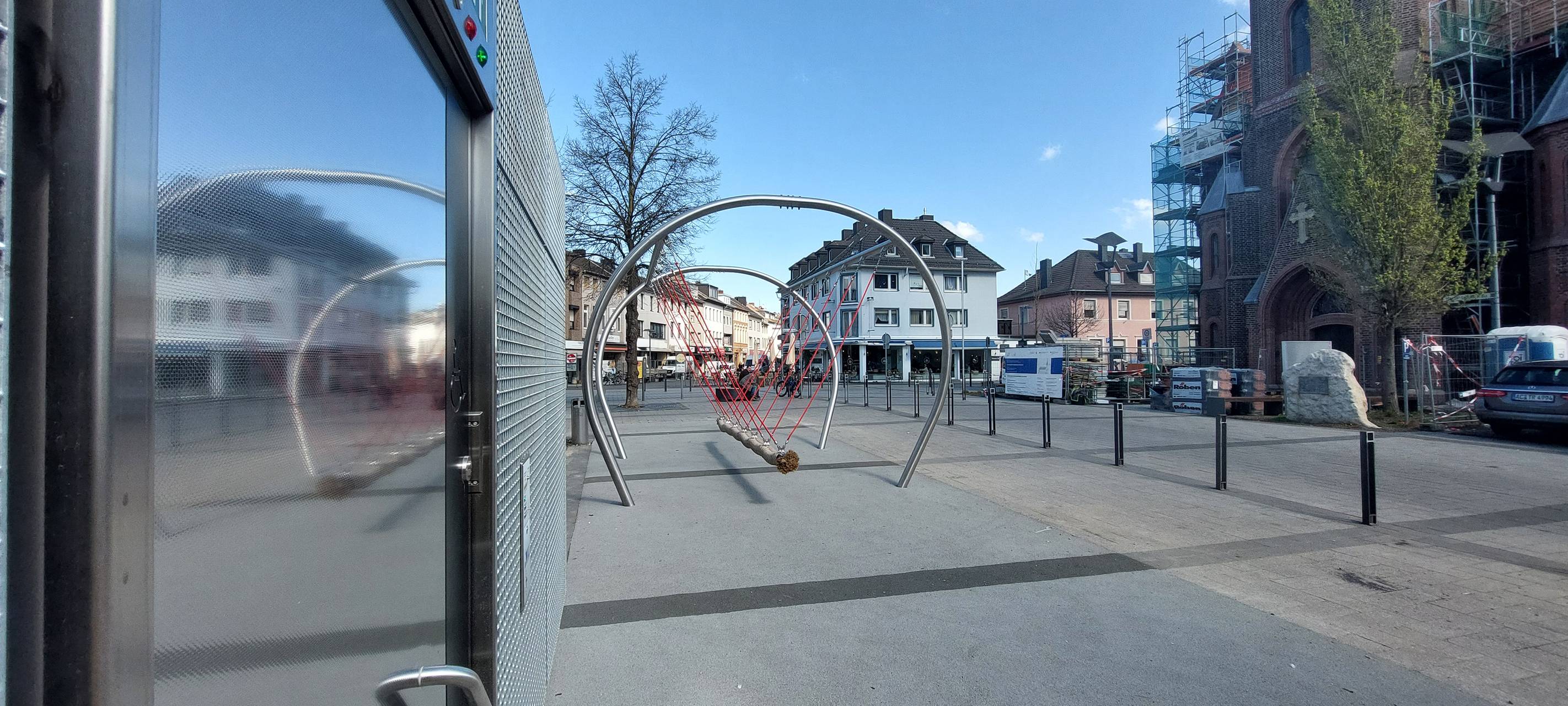 Eschweiler: Neues Spielgerät in der Innenstadt