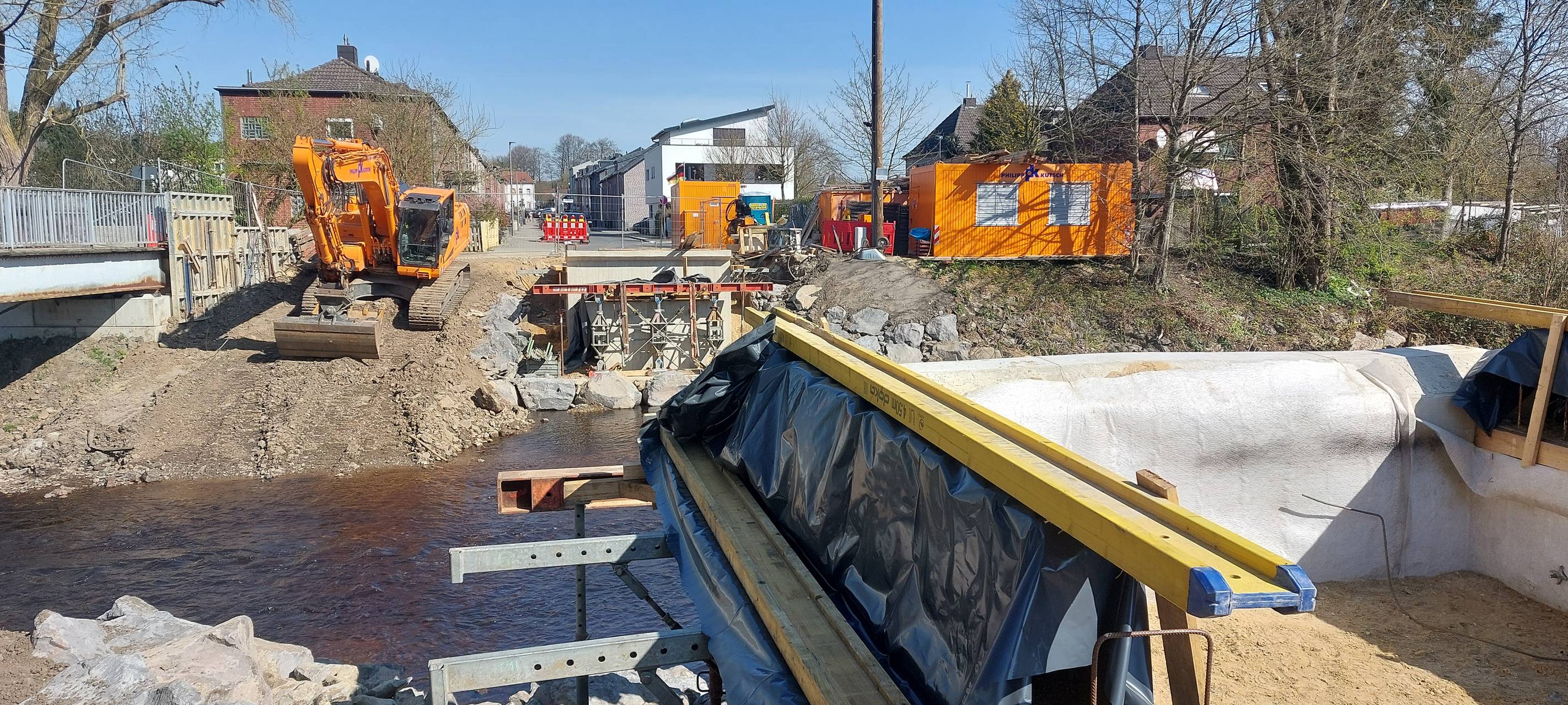 Fortschritte bei der Eschweiler Indebrücke
