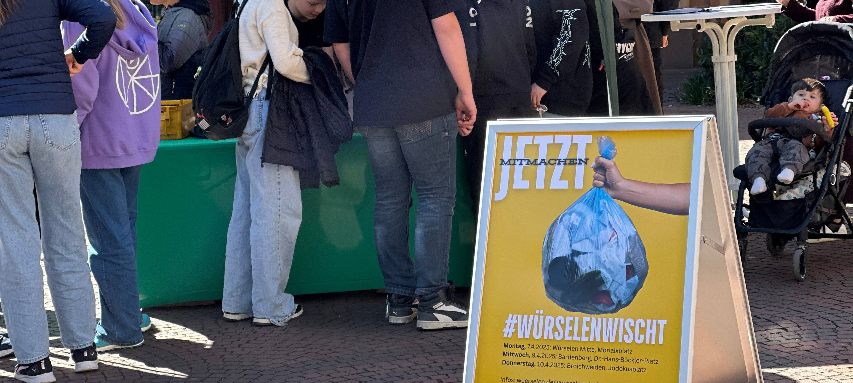 Fazit #wuerselenwischt: Eine Tonne Müll
