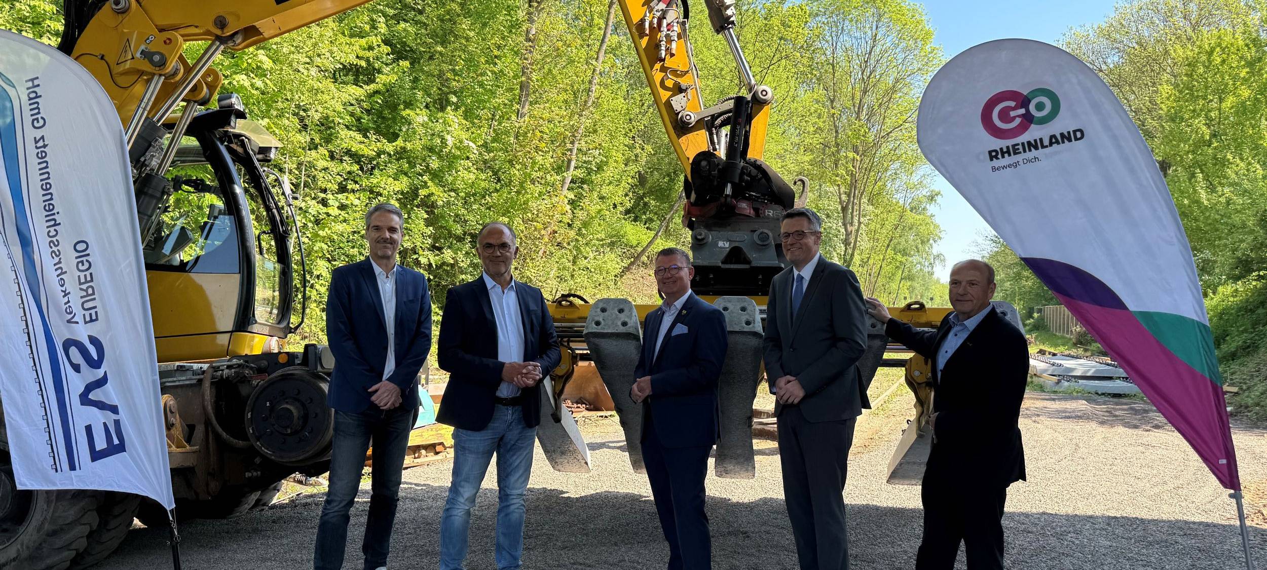 Alte Bahnstrecke wird reaktiviert für die euregiobahn
