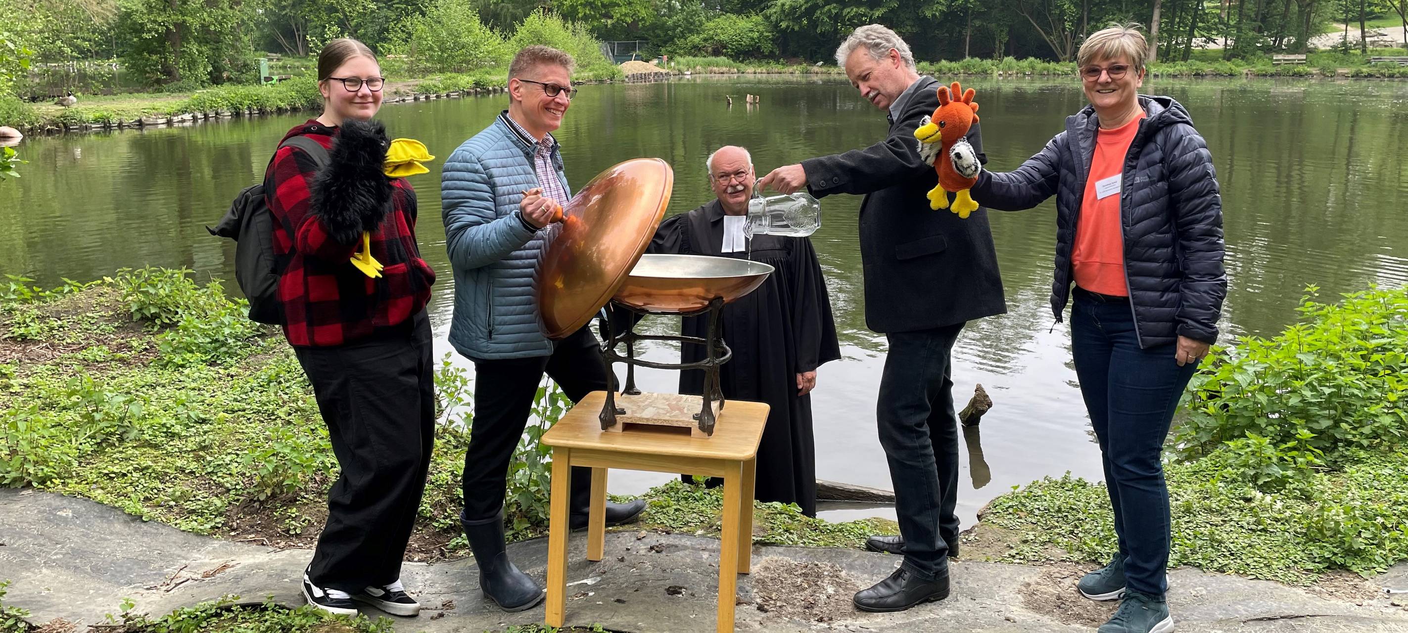 Open-Air-Taufe in Alsdorf