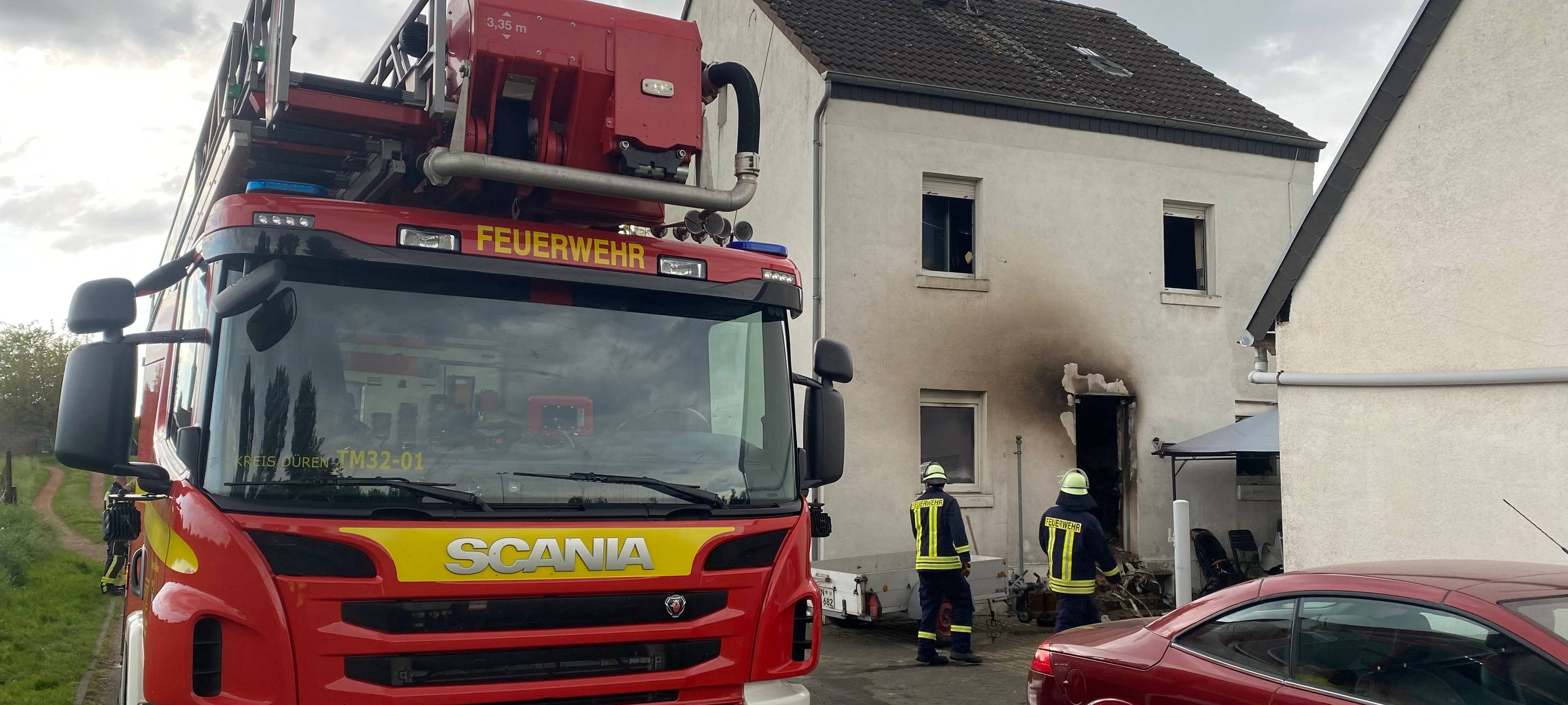 Hund stirbt bei Brand in Schophoven