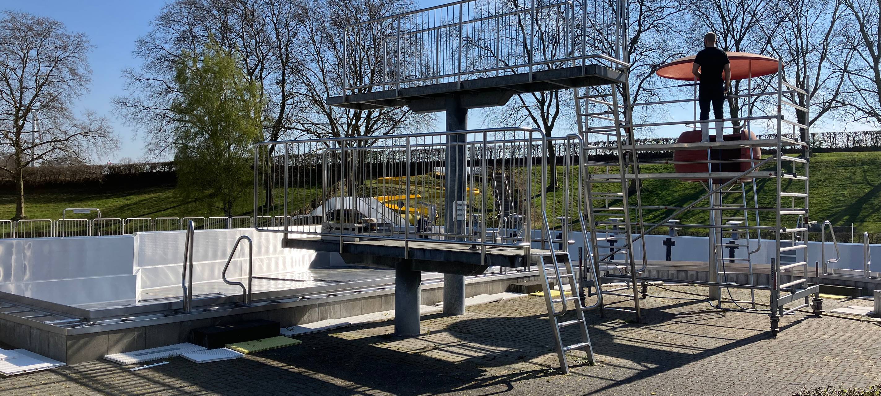 Freibad Merkstein macht auf