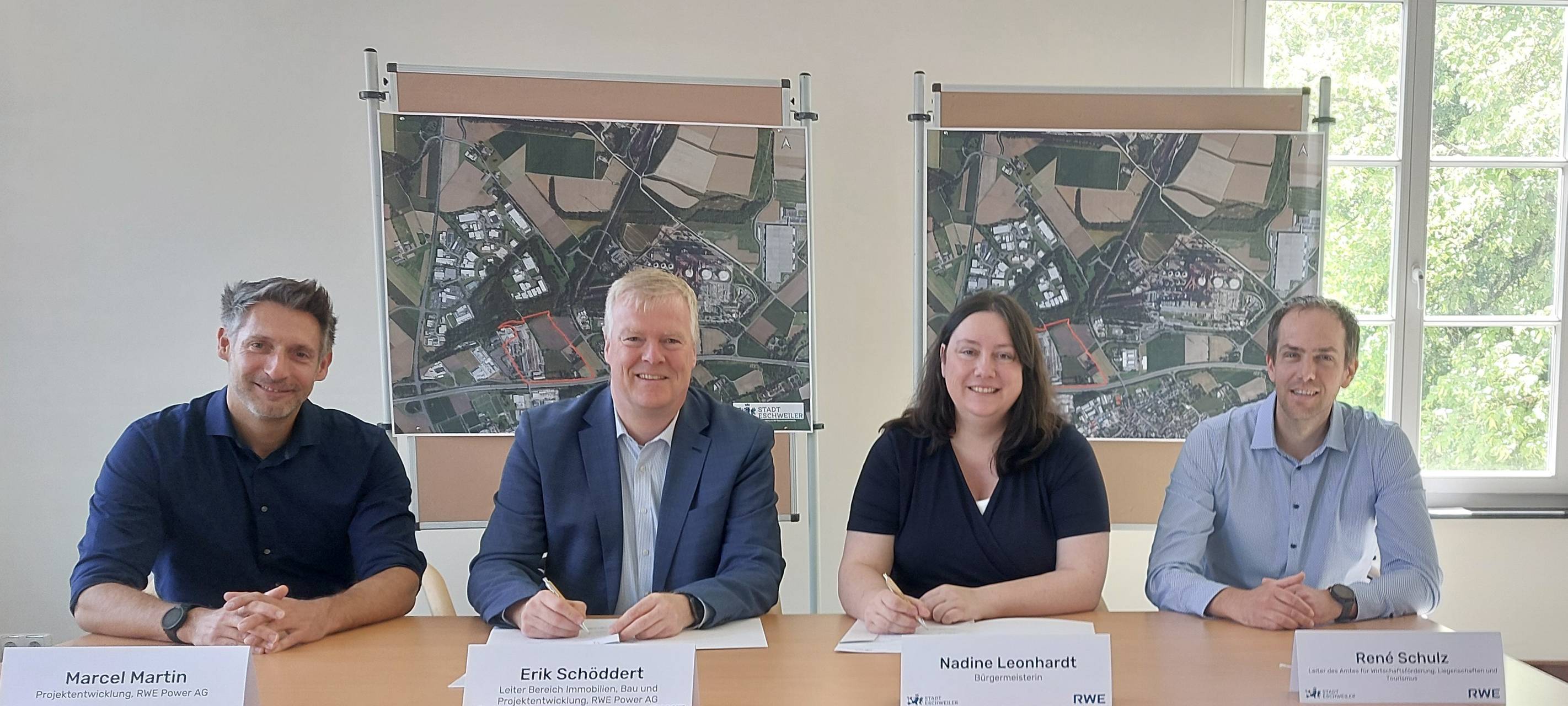 Eschweiler und RWE: Ausbau von Gewerbegebiet