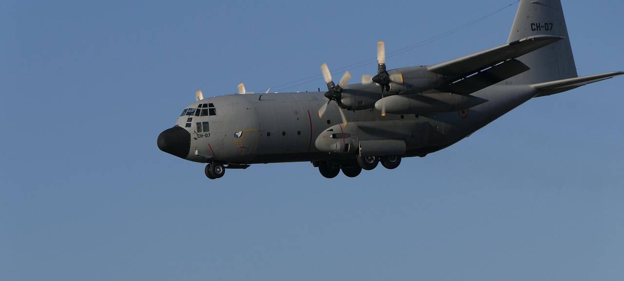 Militär-Tiefflieger über Aachen am Sonntag