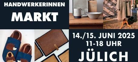 Kunsthandwerkerinnenmarkt in Jülich