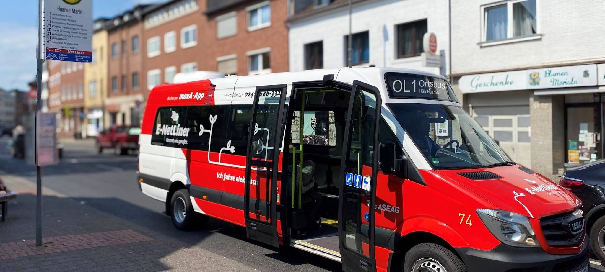 OL1: Änderungen beim Ortsbus in Aachen-Haaren