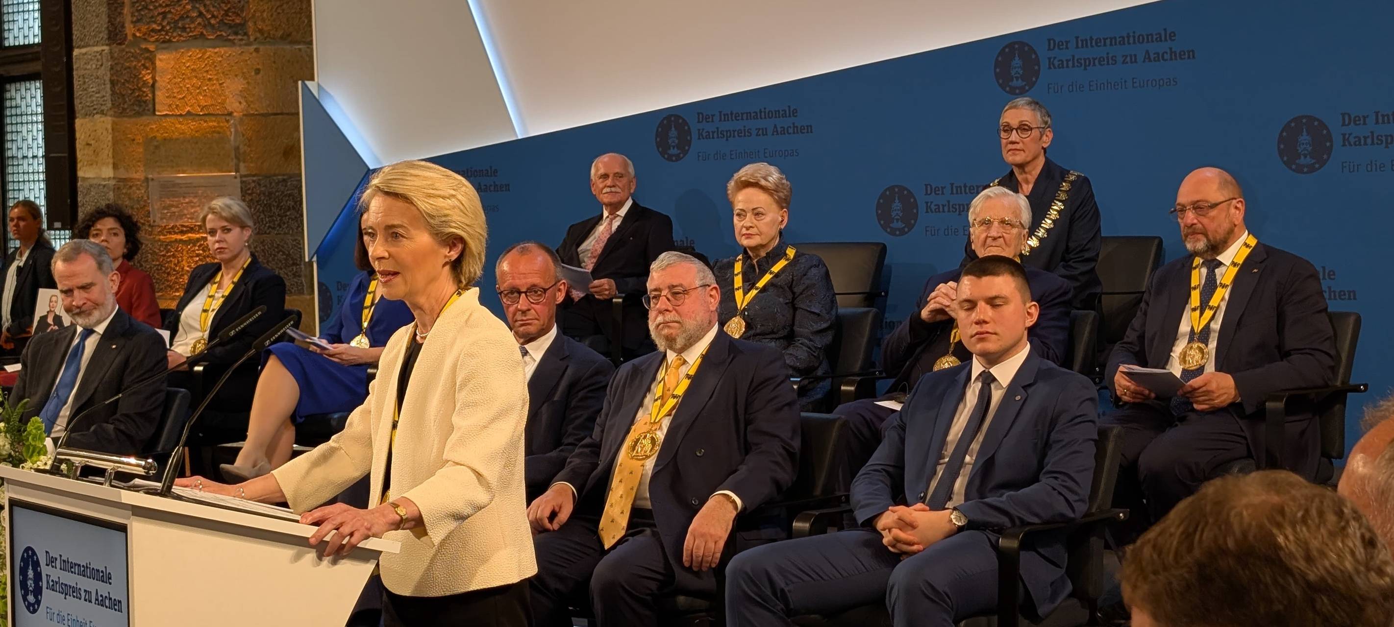 Karlspreisverleihung: "Europa ist mein Leben"