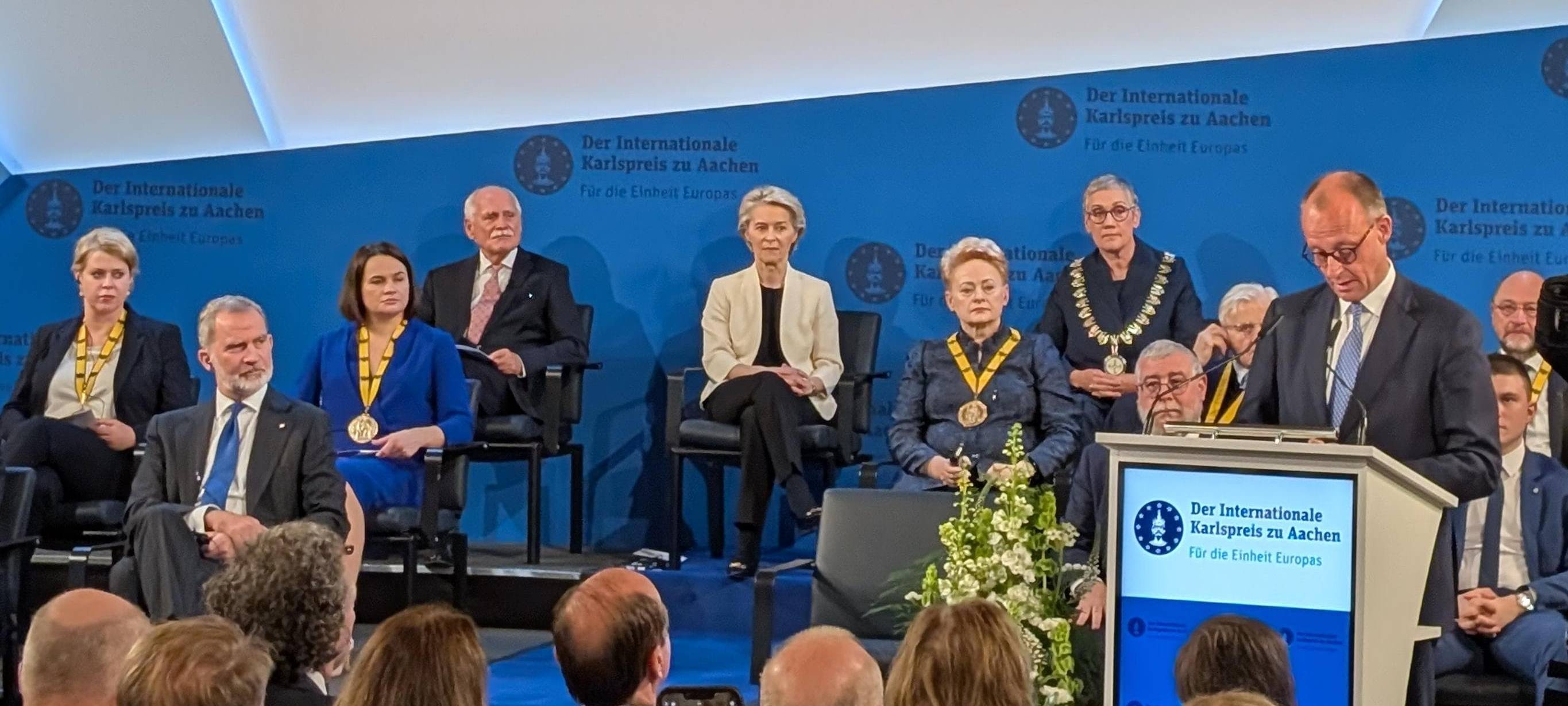 Karlspreisverleihung: "Europa ist mein Leben"