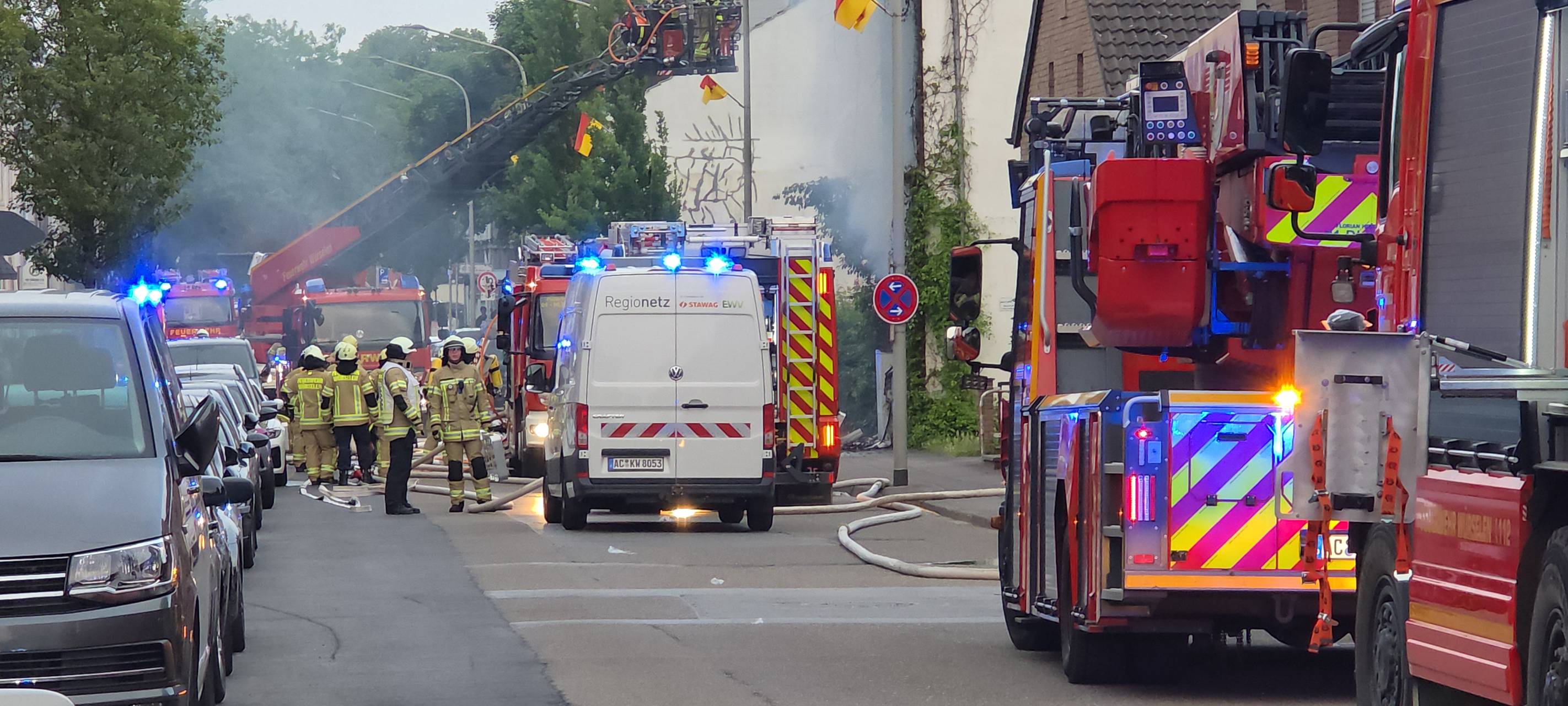 Würselen: Wohnhausbrand in der Bardenberger Straße