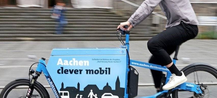 SchwarmMessRad: Mobile Sensoren messen Aachens Klima
