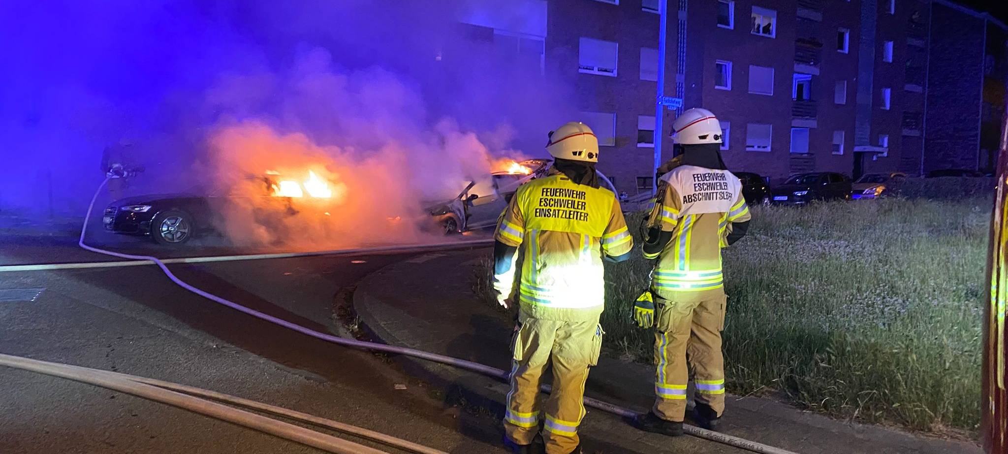 Fahrzeugbrand in Eschweiler