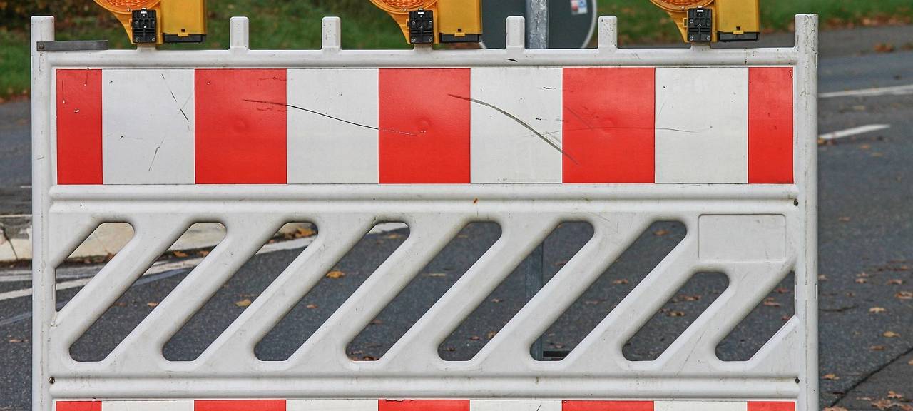 Teilsperrung auf der Hauptstraße in Alt-Merkstein