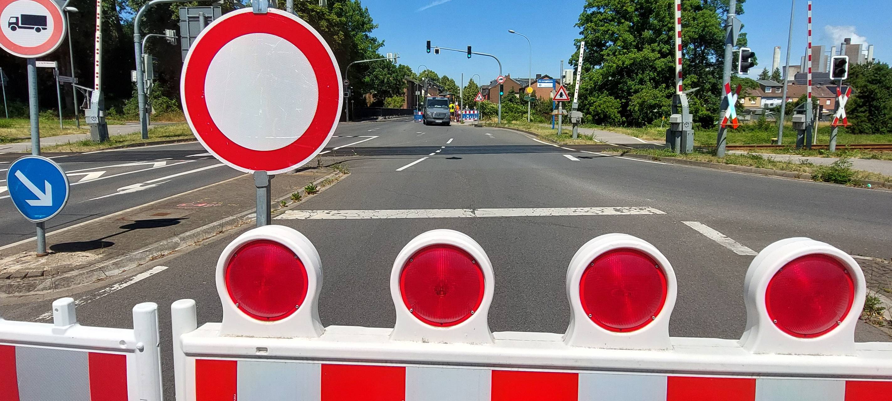 Weisweiler: Arbeiten nach Absackung dauern länger