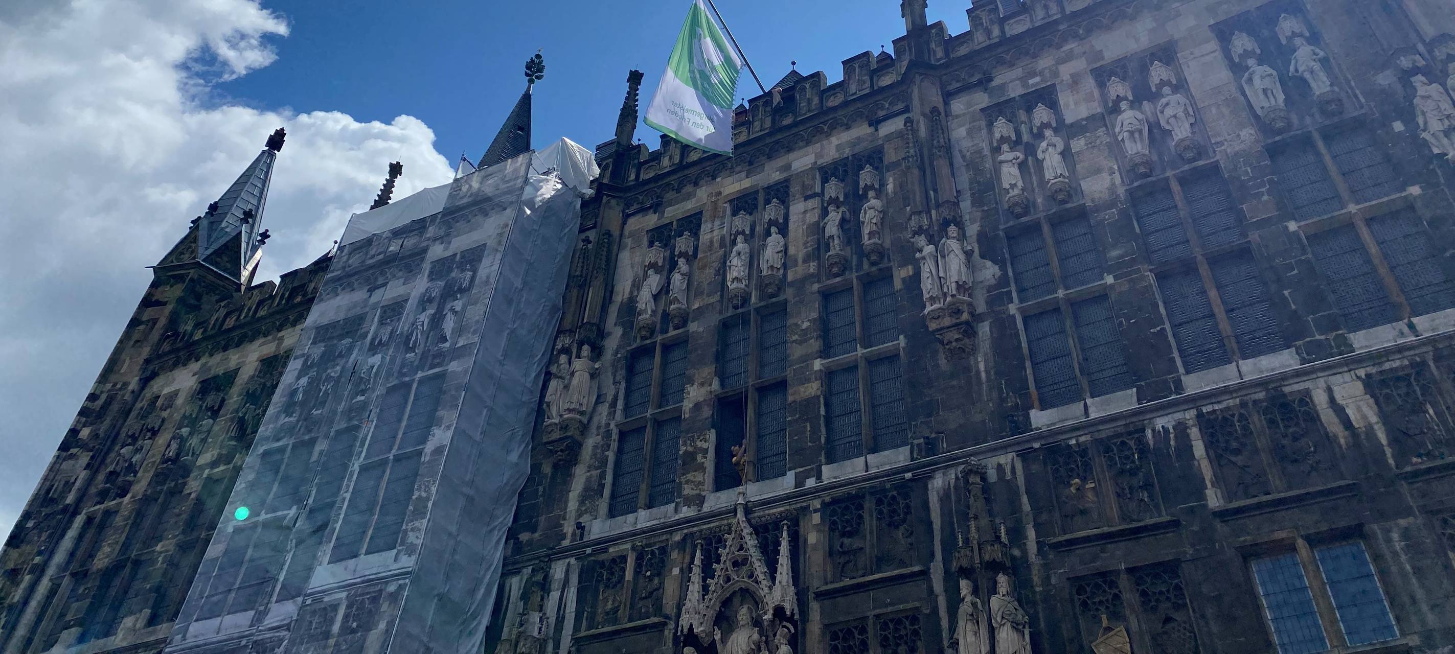 Mayors for Peace-Flagge: Ein Zeichen für Frieden
