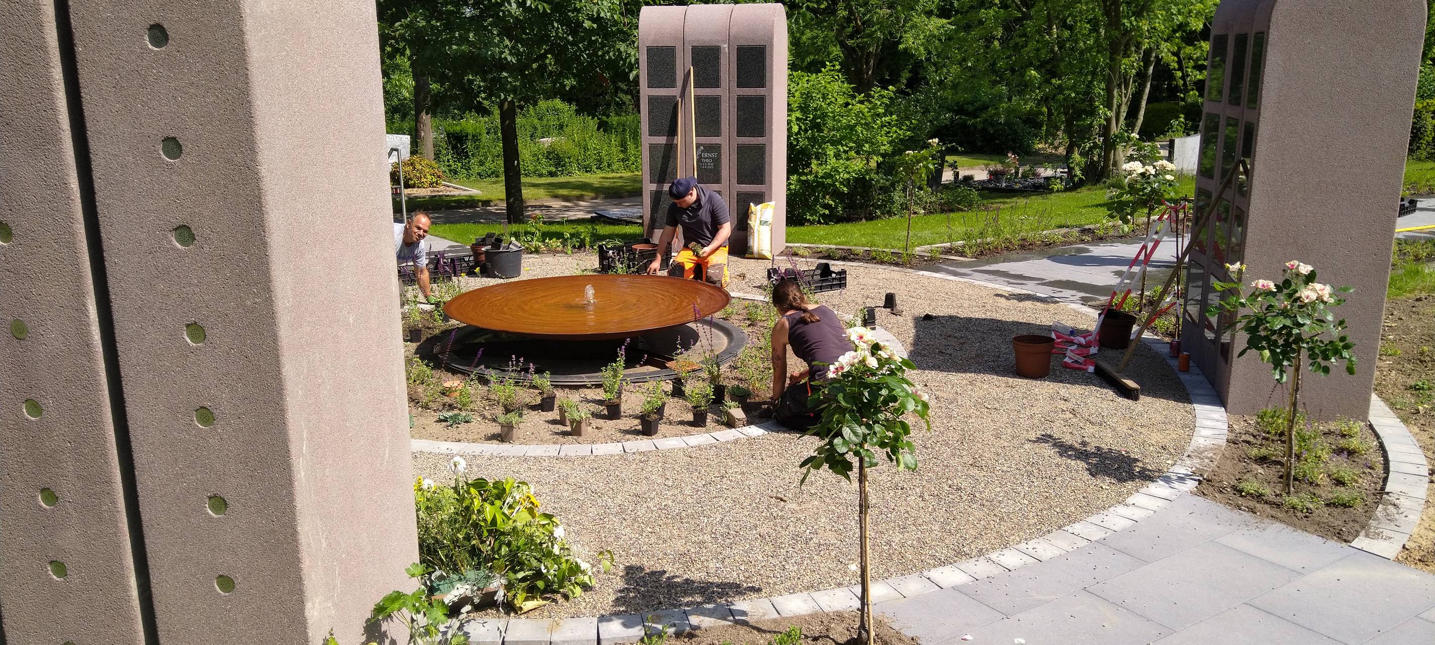 Arbeiten auf Würselens Friedhöfen