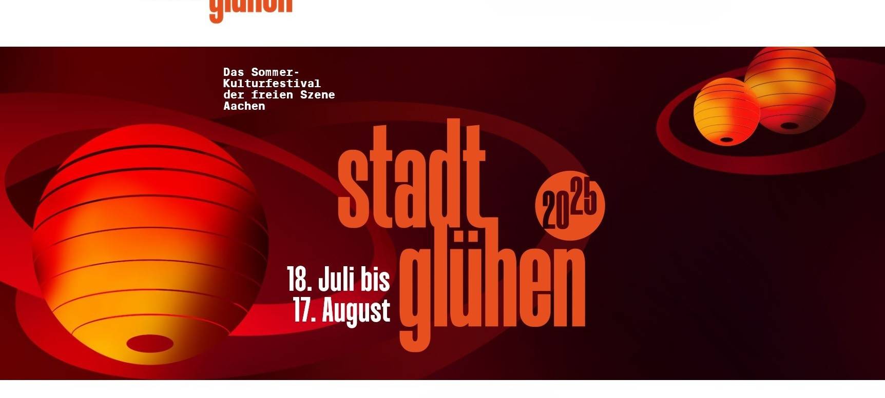 "Stadtglühen": Gratis-Kultur in Aachen ab 18.7.
