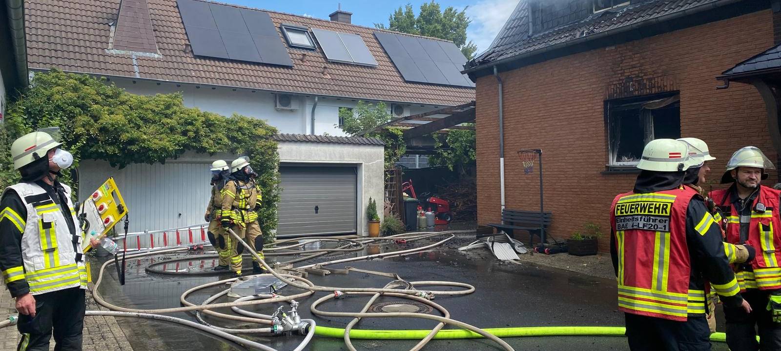 Baesweiler: Explosion löst Großbrand aus