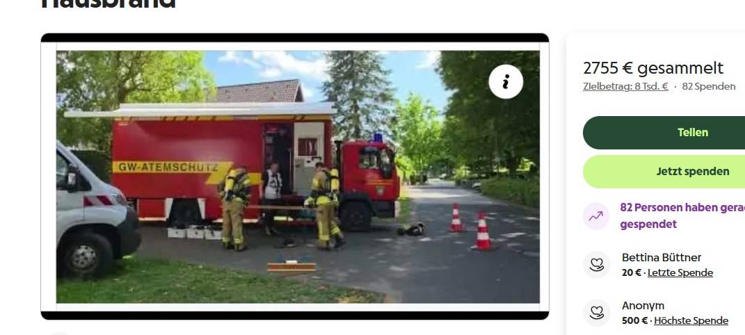 Spendenaufruf nach Explosion in Baesweiler