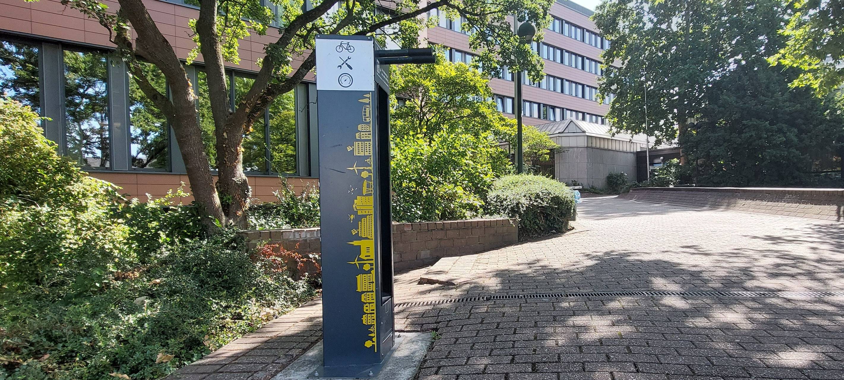 Vandalismus an den Eschweiler Fahrradservicestationen