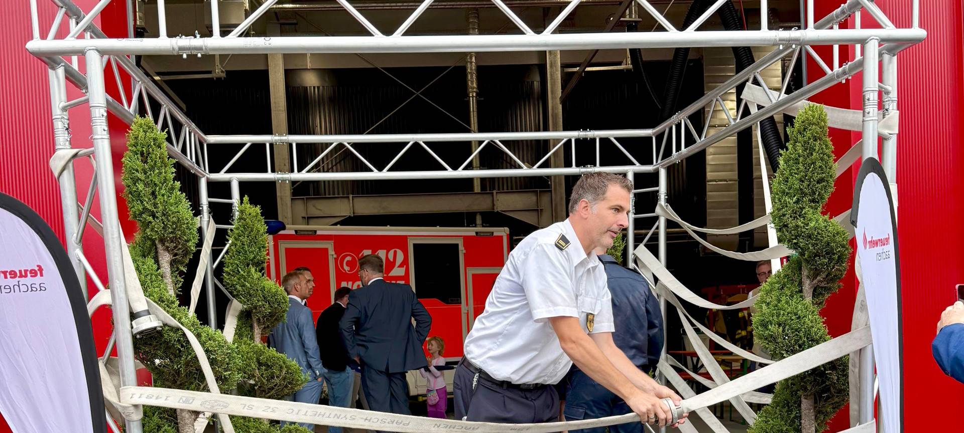 Neue Interimswache an der Adenauerallee