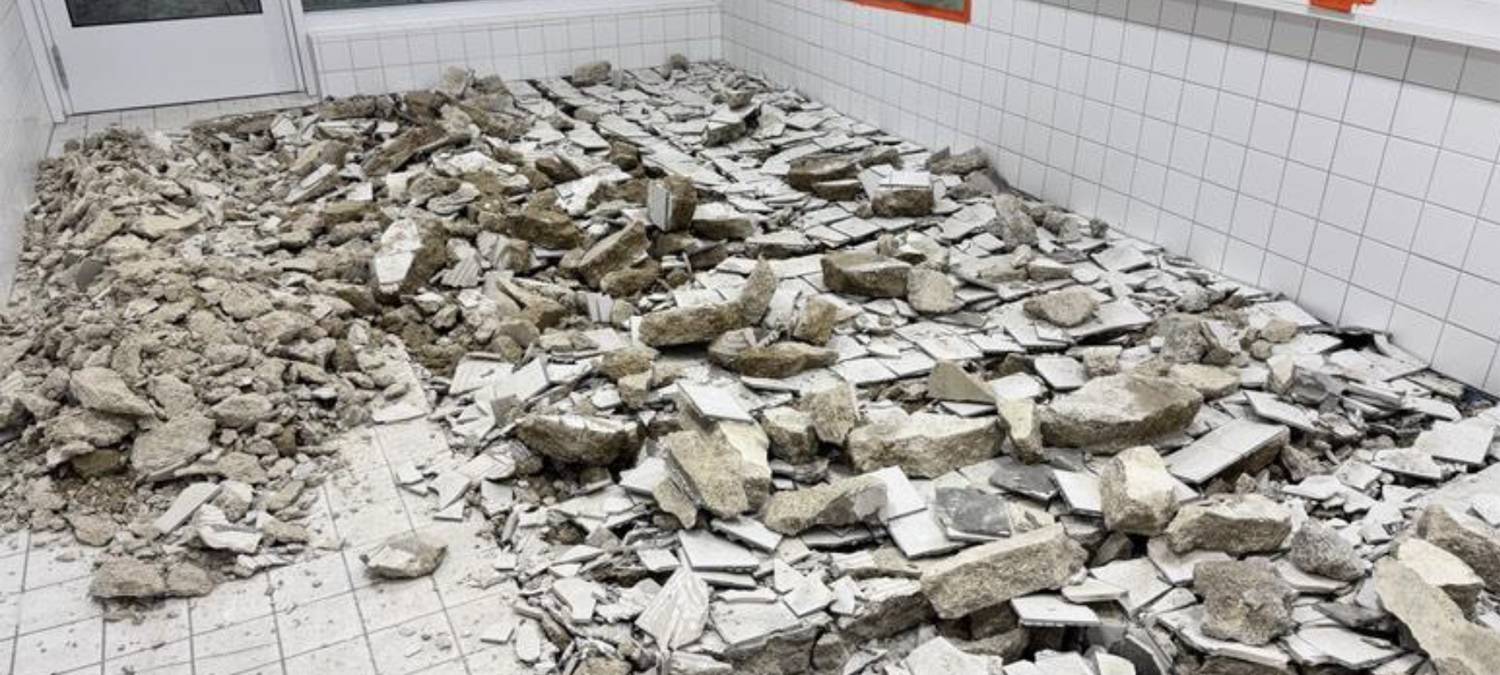 Reparaturen im Hallenbad Kohlscheid