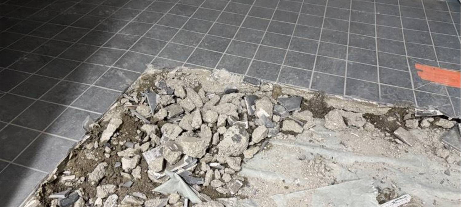 Die Arbeiten im Herzogenrather Hallenbad
