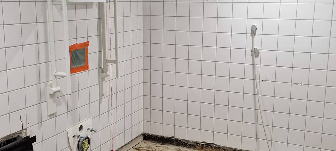 Die Arbeiten im Herzogenrather Hallenbad