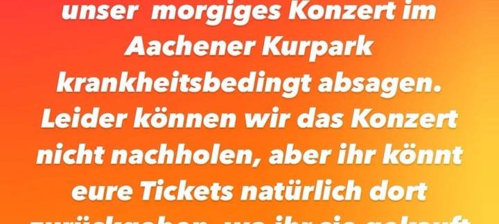 KurparkClassix: Max Herre & Joy Denalane kommen nicht