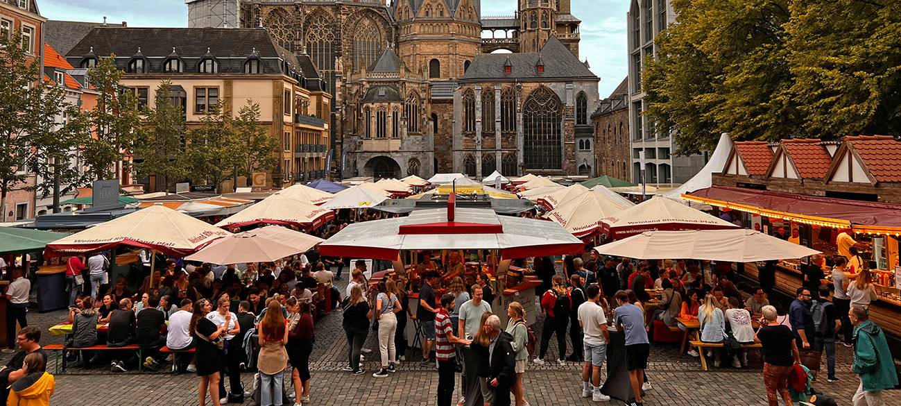 WEINsommer 2025 auf dem Aachener Katschhof