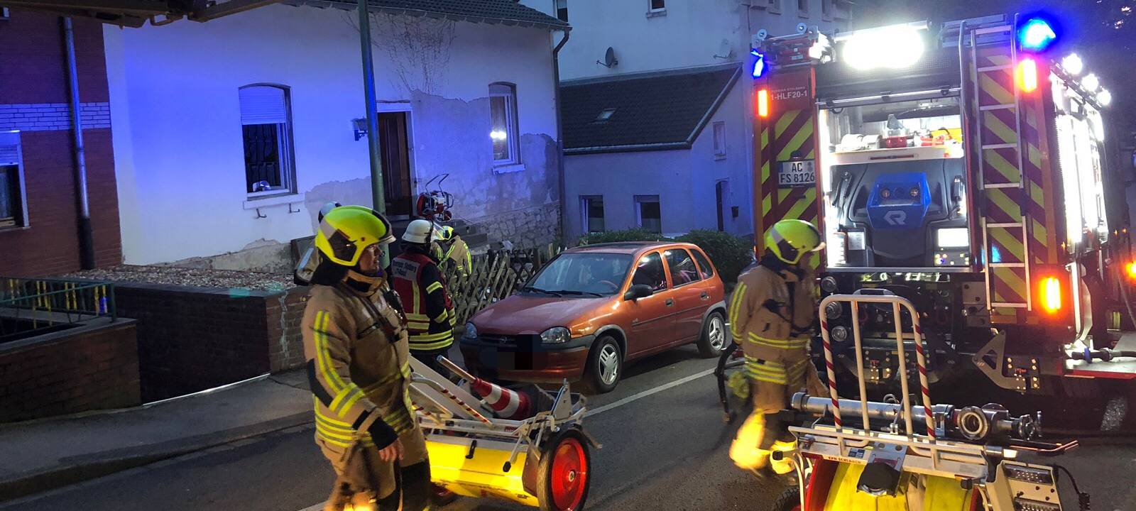 Zimmerbrand im Dachgeschoss
