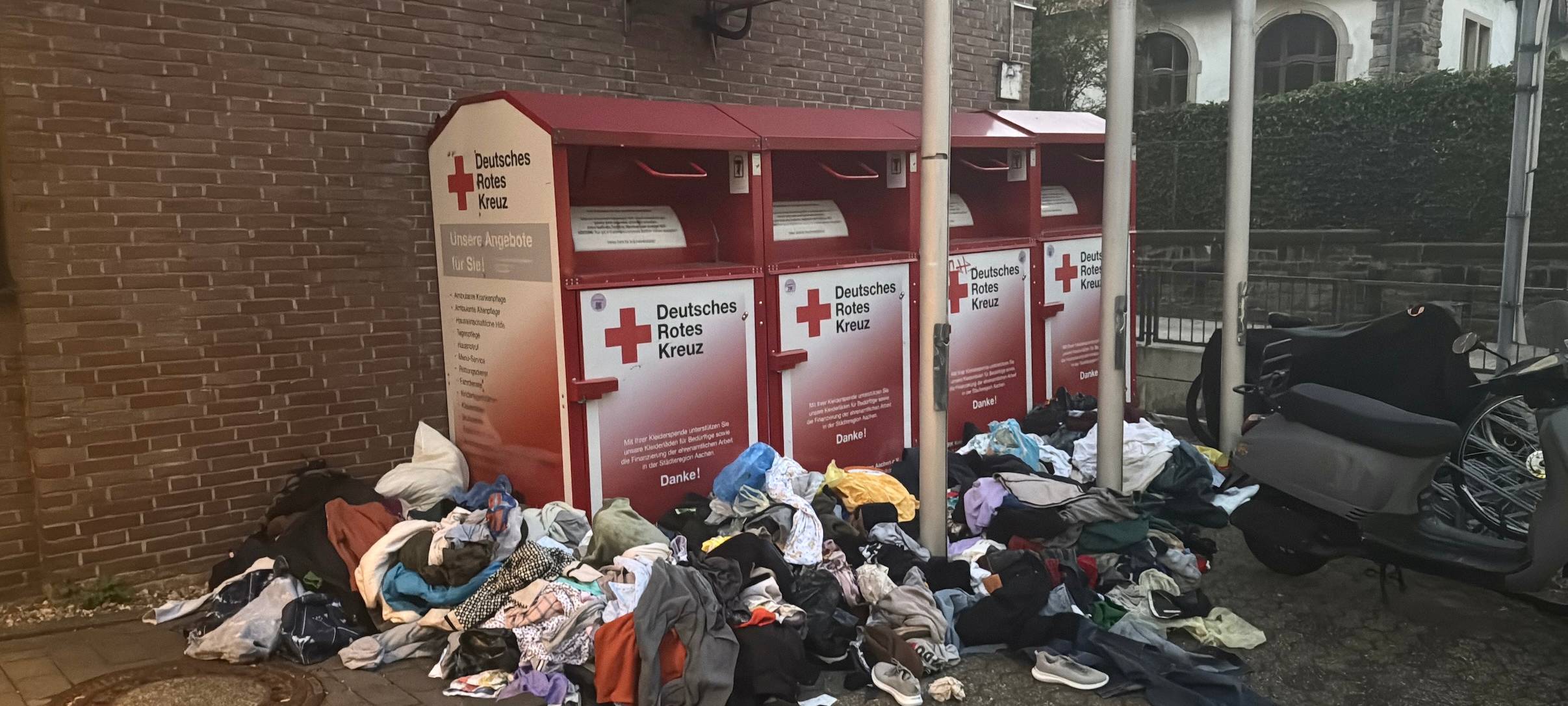 Aus für DRK-Altkleider-Container in der StädteRegion