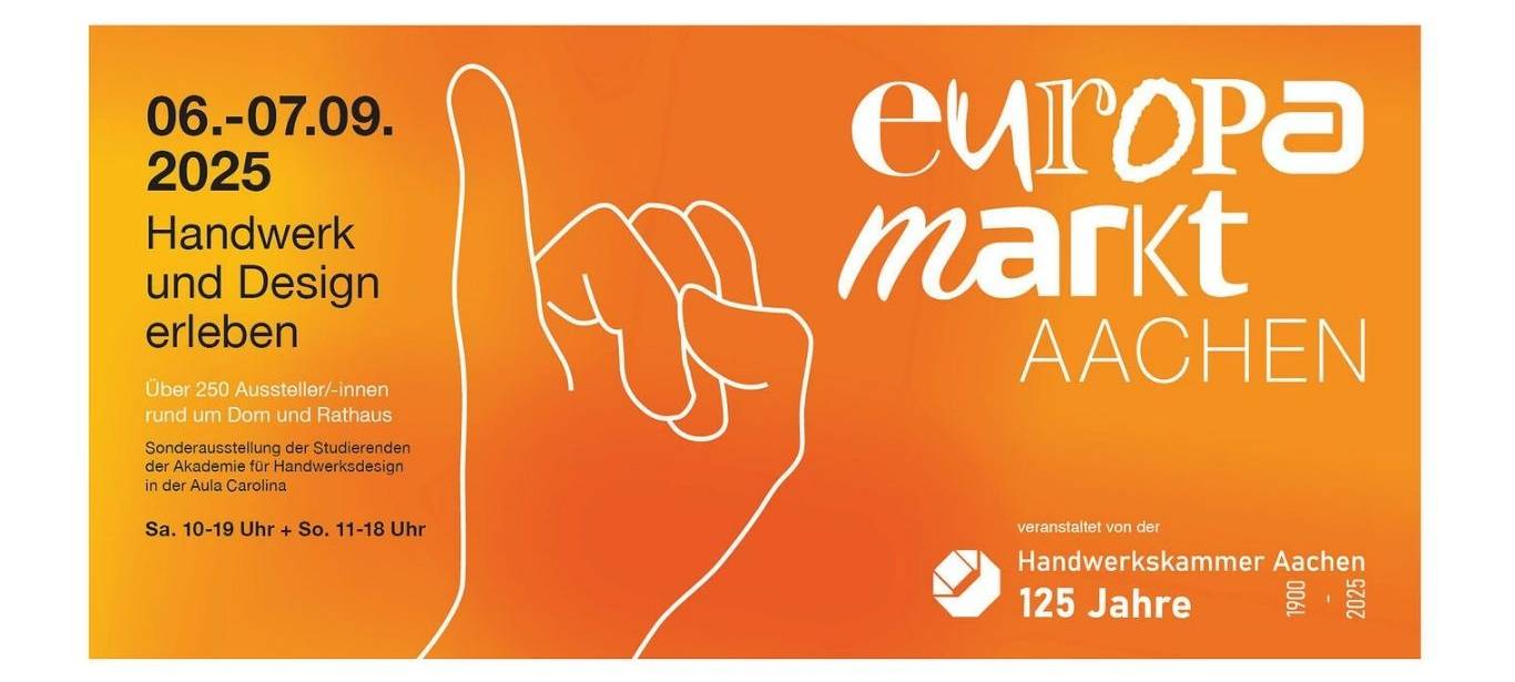 Kunsthandwerk live beim Europamarkt in Aachen