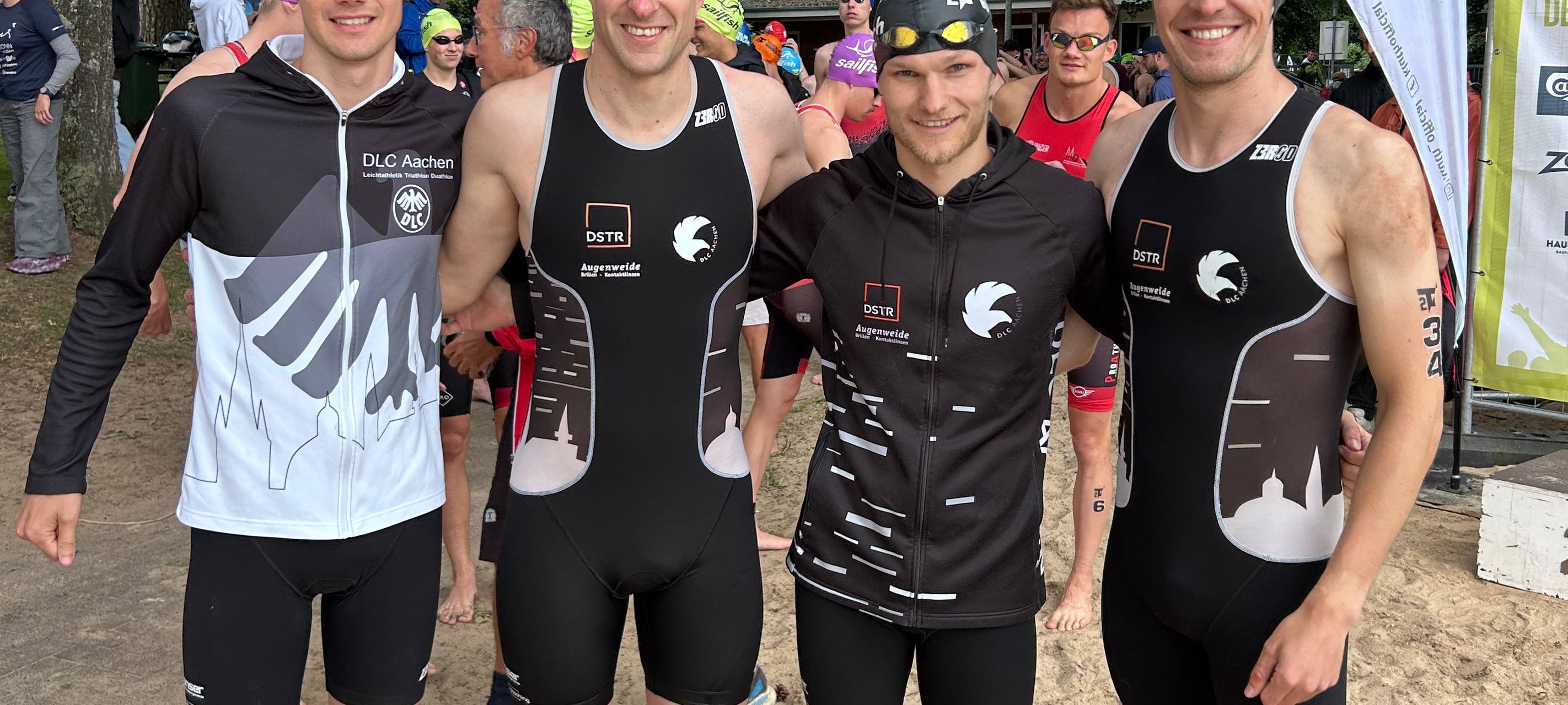 DLC Aachen-Triathleten vorm Aufstieg