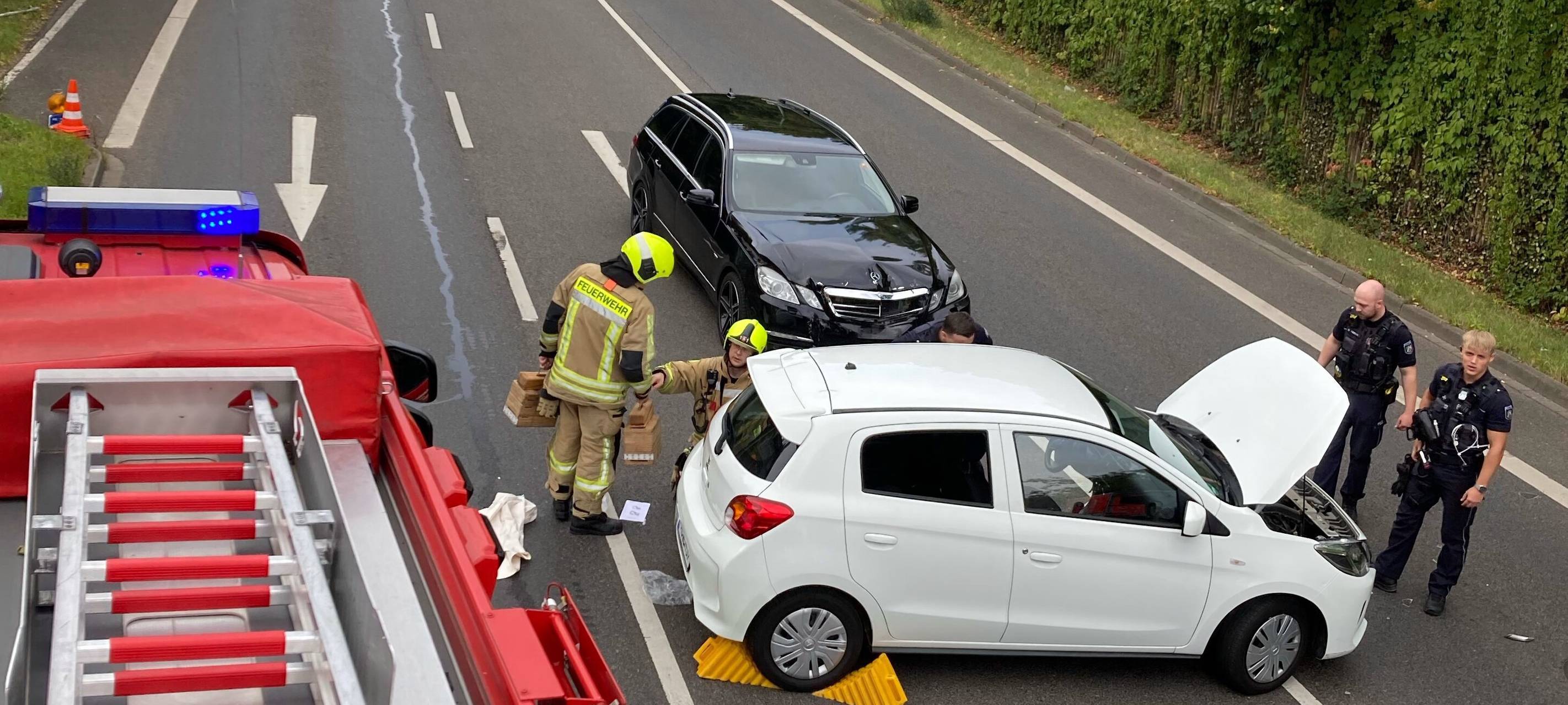Zwei Verletzte bei Unfall in Stolberg