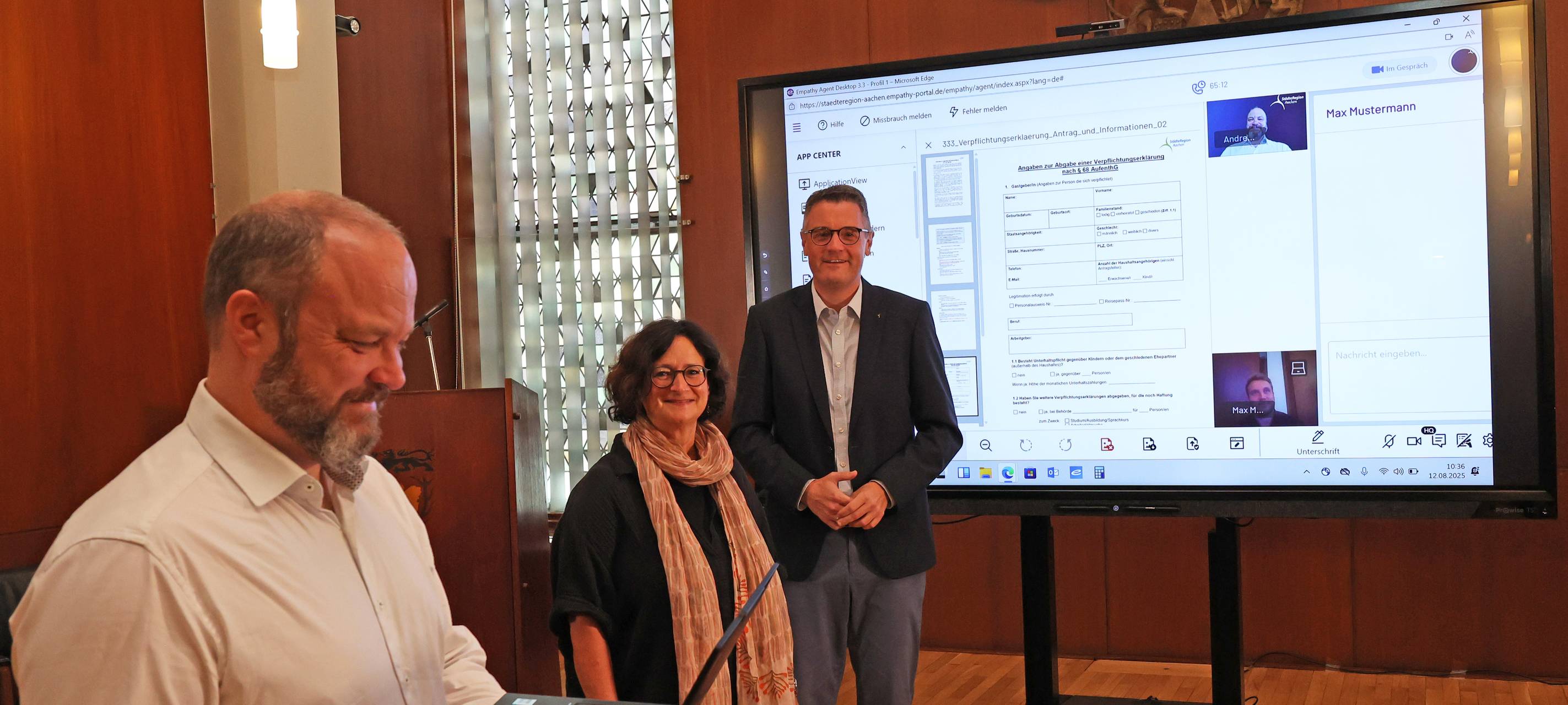 Digitale Innovation im Ausländeramt der StädteRegion Aachen