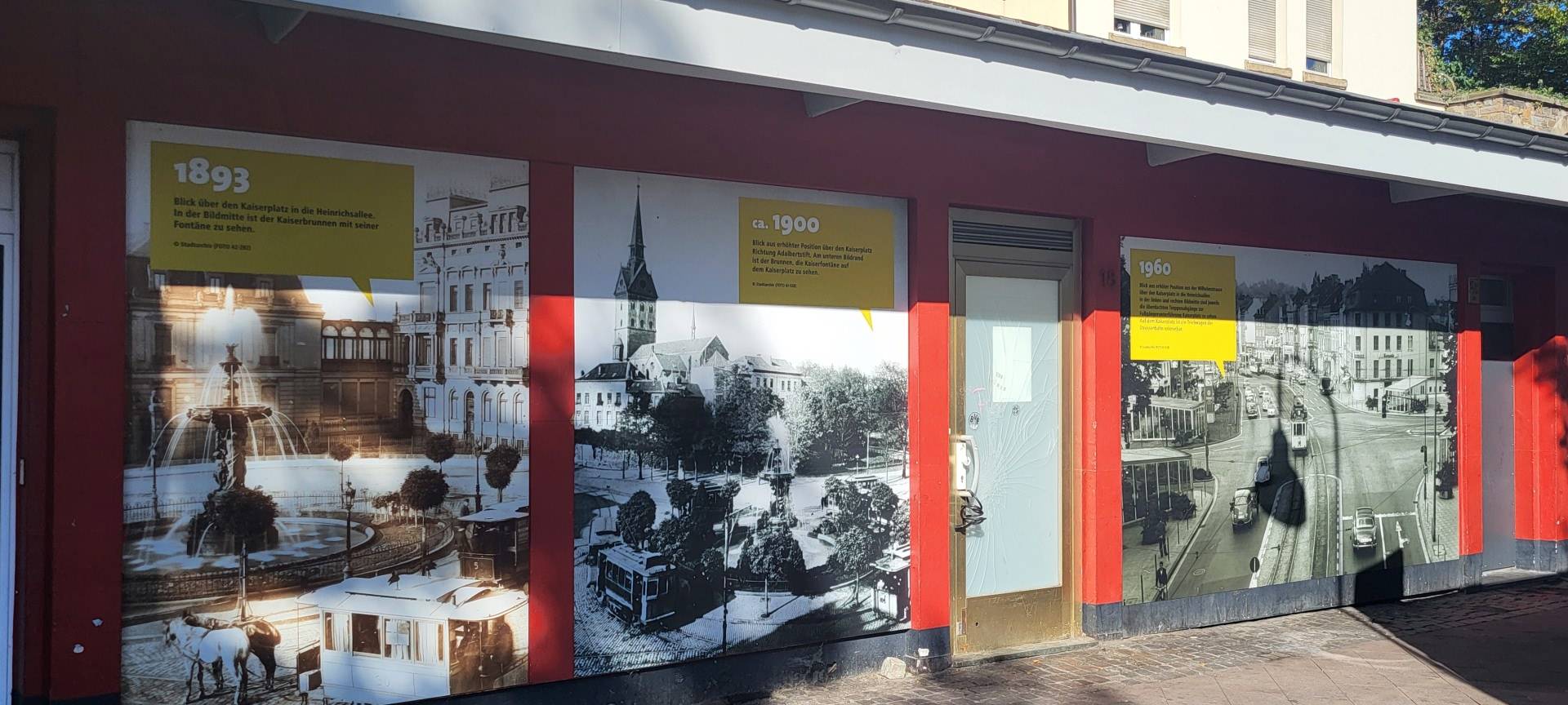 Zeitreise am Aachener Kaiserplatz