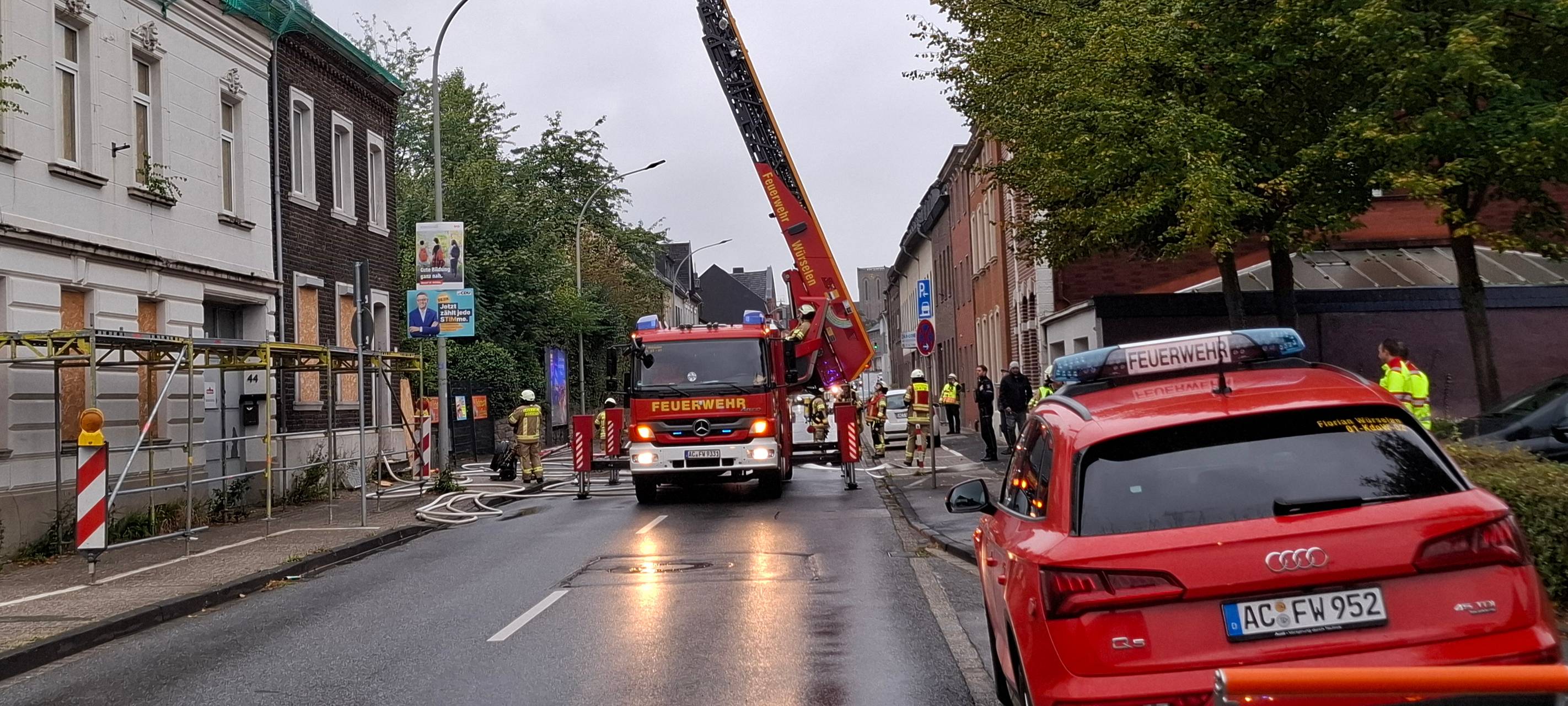 Zwei Feuerwehreinsätze in Würselen