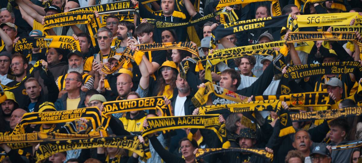 Alemannia Aachen mit Torfestival in Schweinfurt