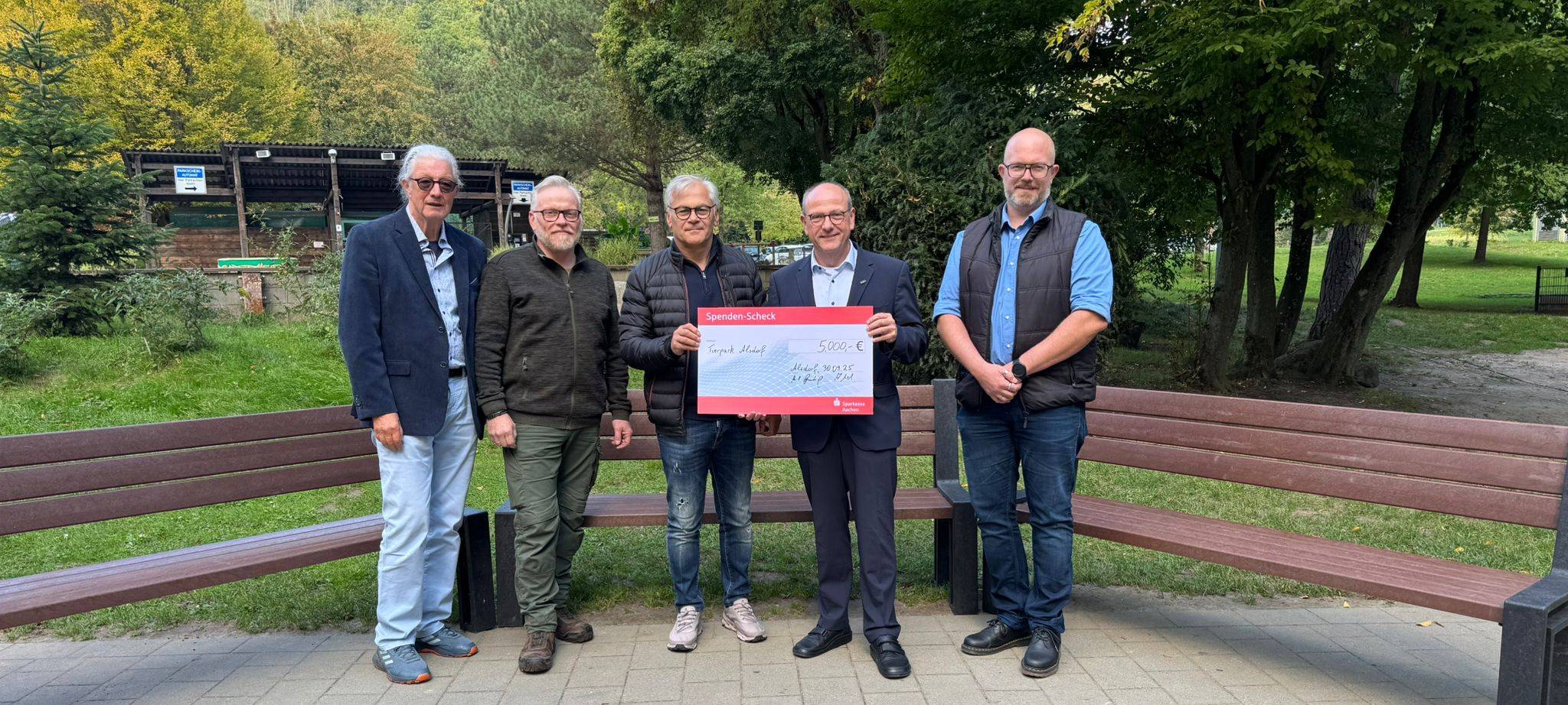 Spenden für den Alsdorfer Tierpark