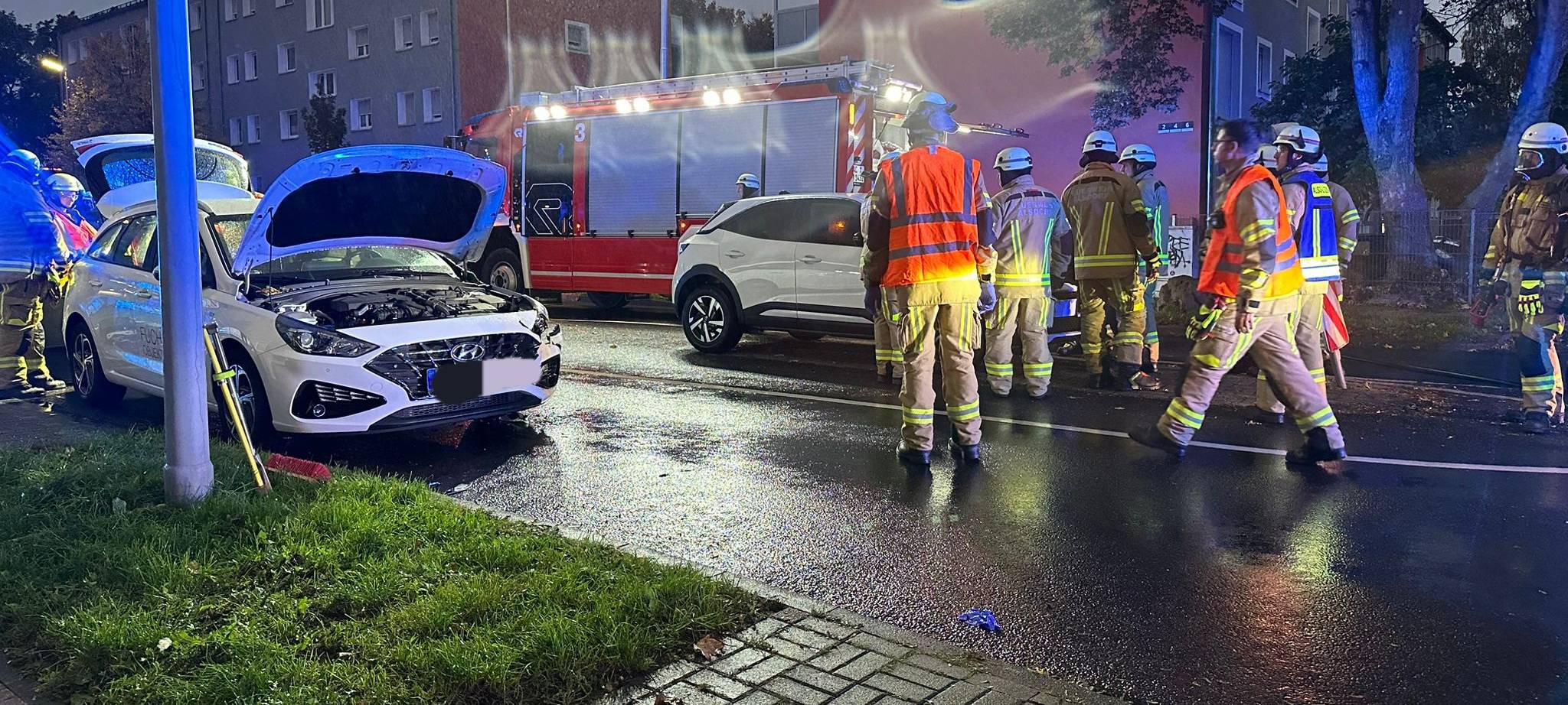 Medizinischer Notfall führt zu Unfall in Alsdorf-Mariadorf