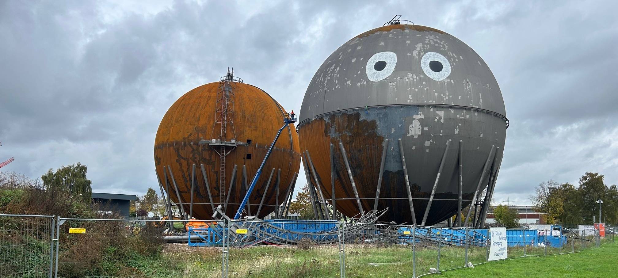 Gasballons: Da waren es nur noch zwei...