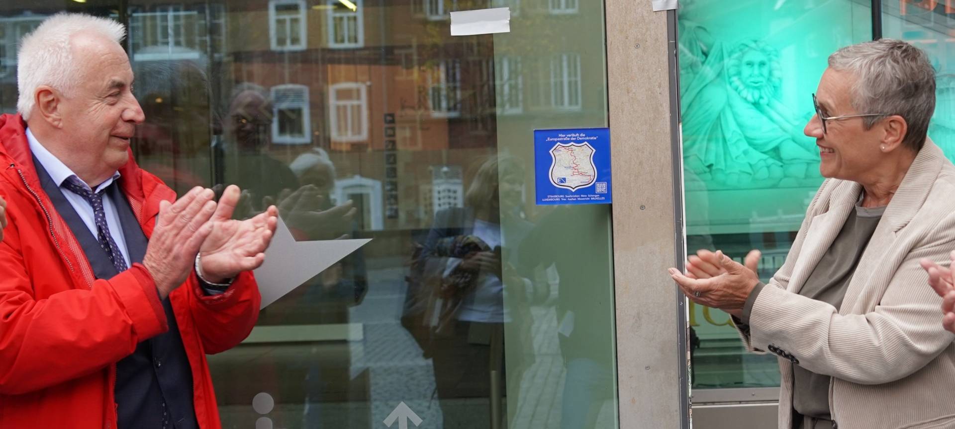 Aachen gehört jetzt zur "Via Democratia Europa"