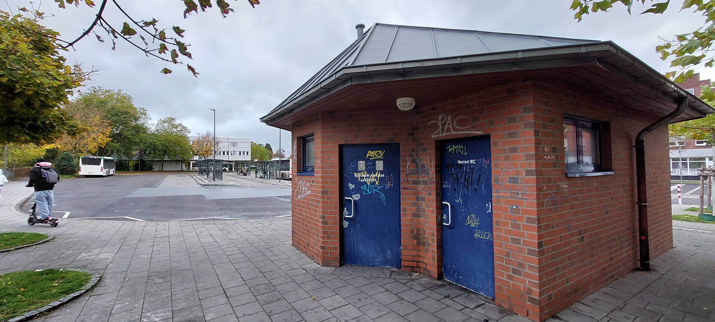 Kiosk am Eschweiler Bushof wird saniert