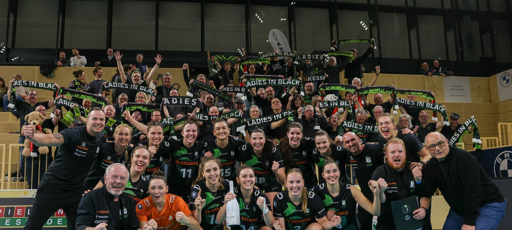 DVV-Pokal: Viertelfinal-Einzug für die Ladies in Black