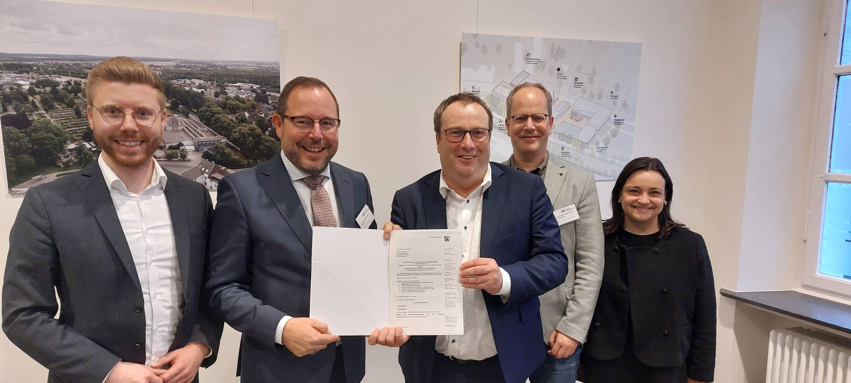 4,6 Millionen Euro für Gewerbezentrum in Eschweiler