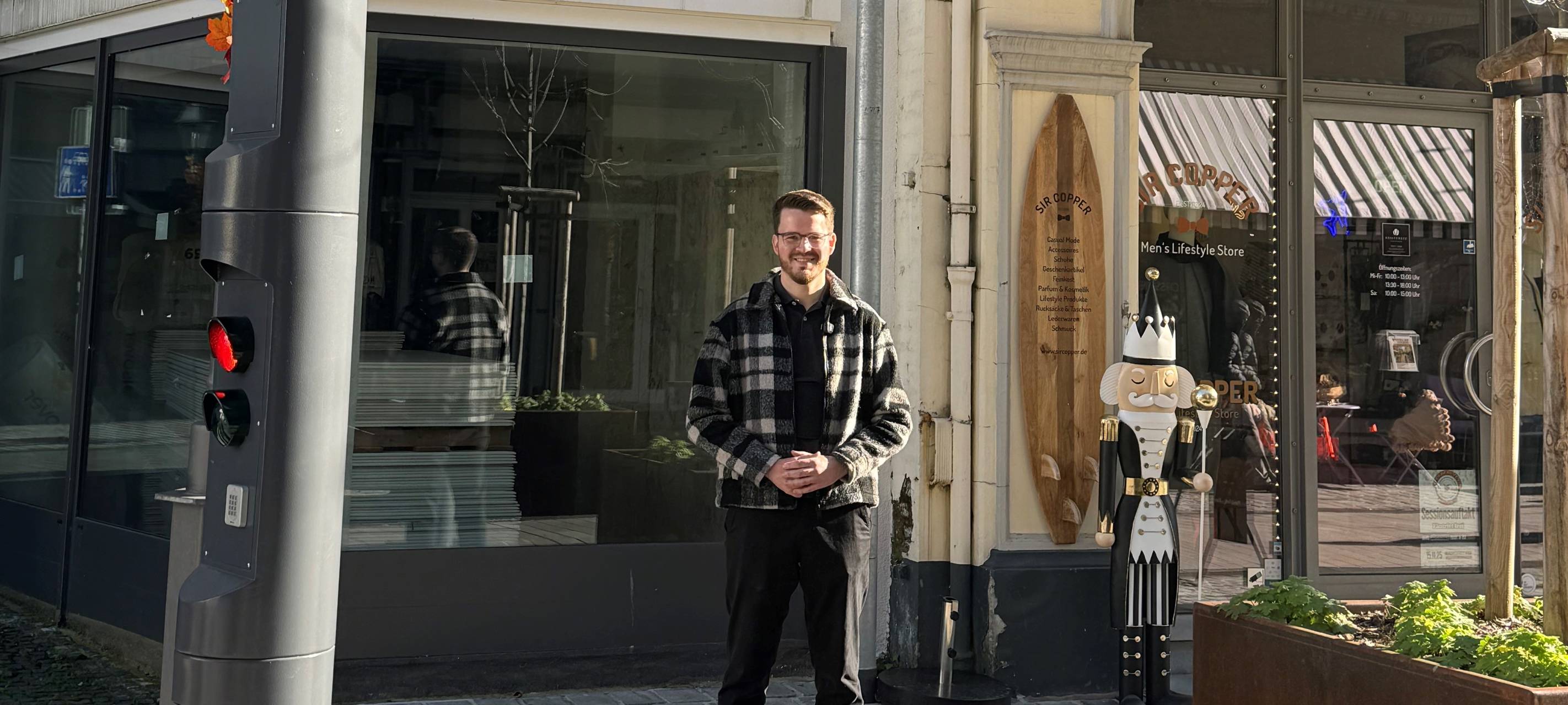 Moderne Scanner erfassen Besucherströme in Stolberg