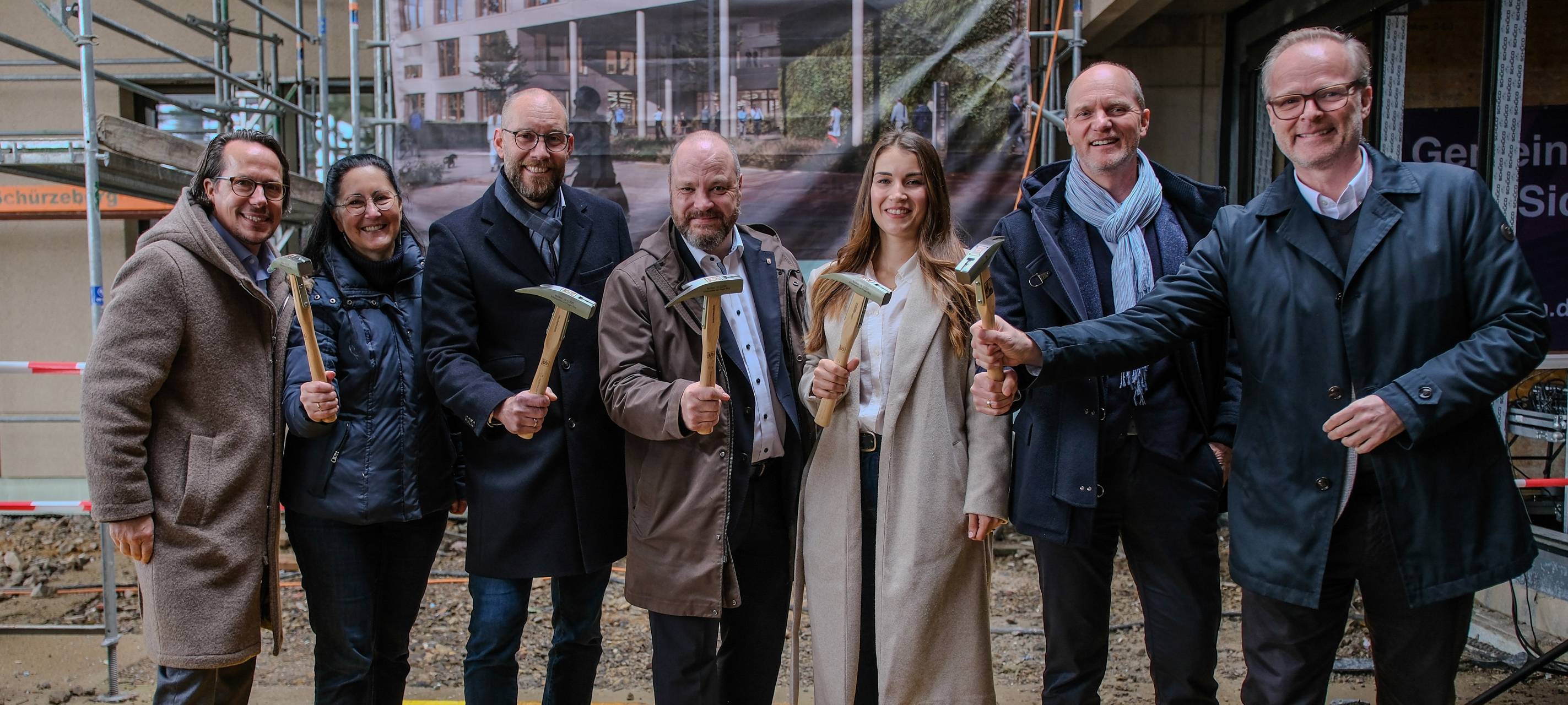 Aachen: Richtfest am Prager Ring