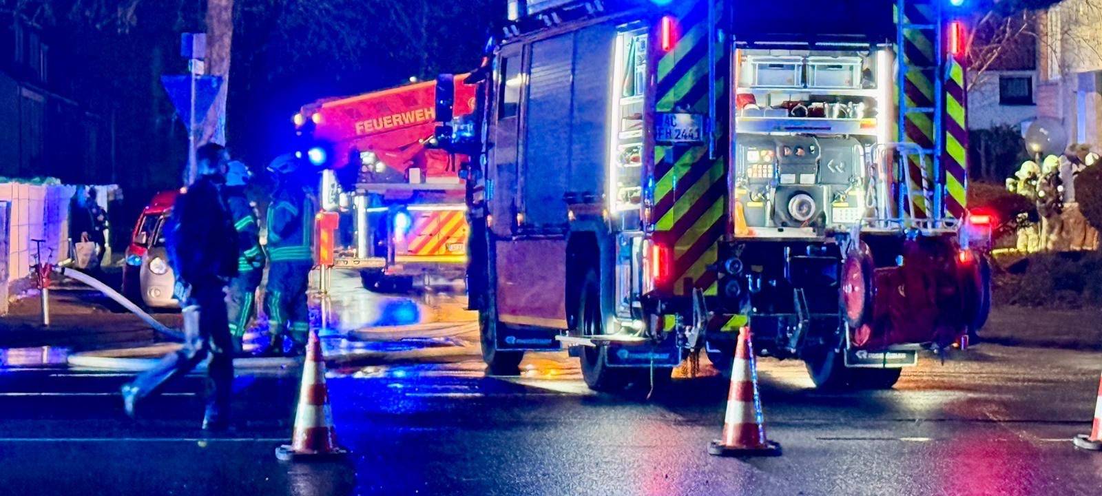 Feuerwehr-Großeinsatz nach Kellerbrand