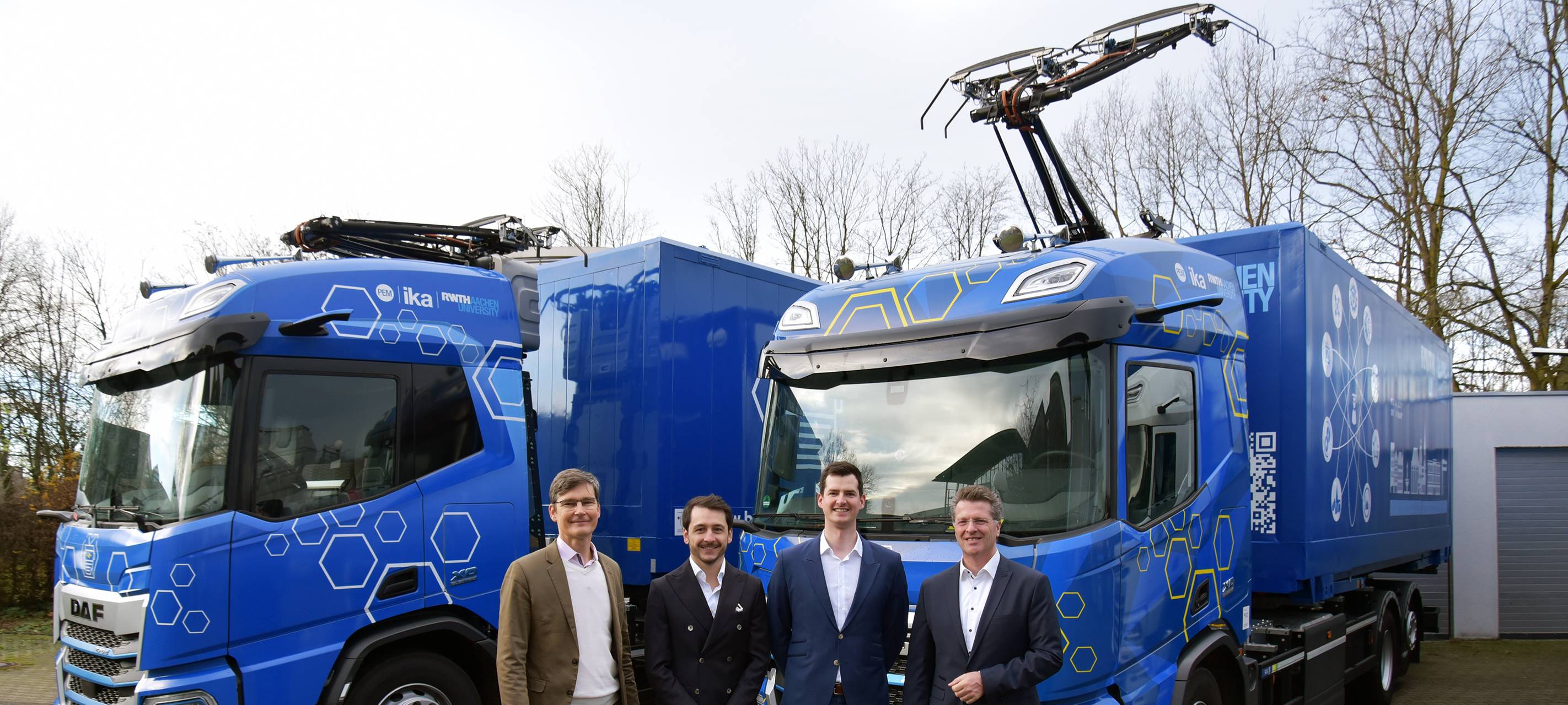 E-LKW-Aufladung per Oberleitung